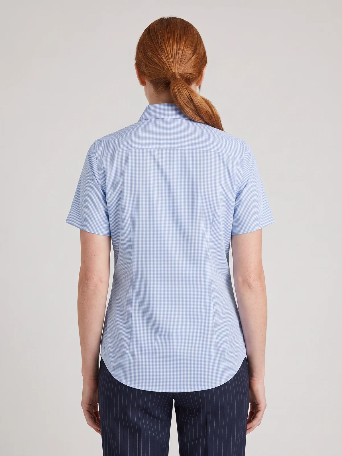 Women's Westgarth Gingham Short Sleeve Shirt – back view