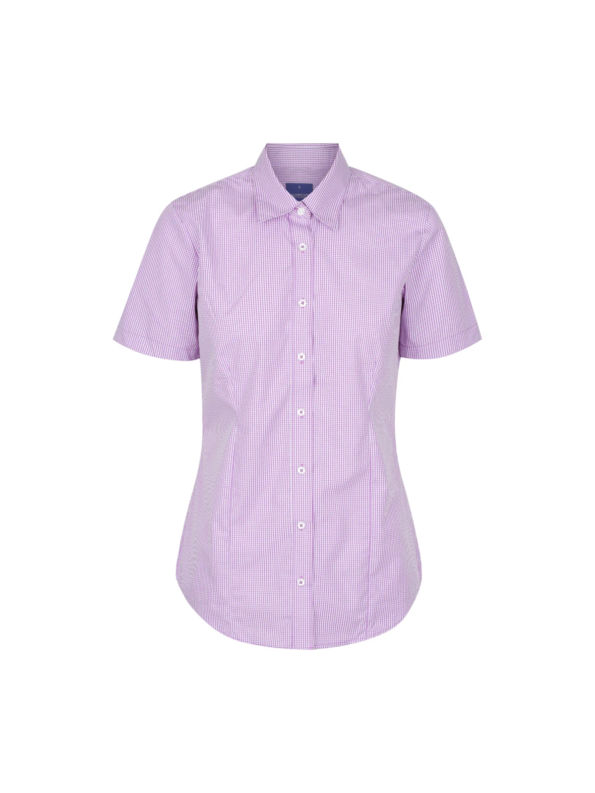Women's Westgarth Gingham Short Sleeve Shirt in Lilac