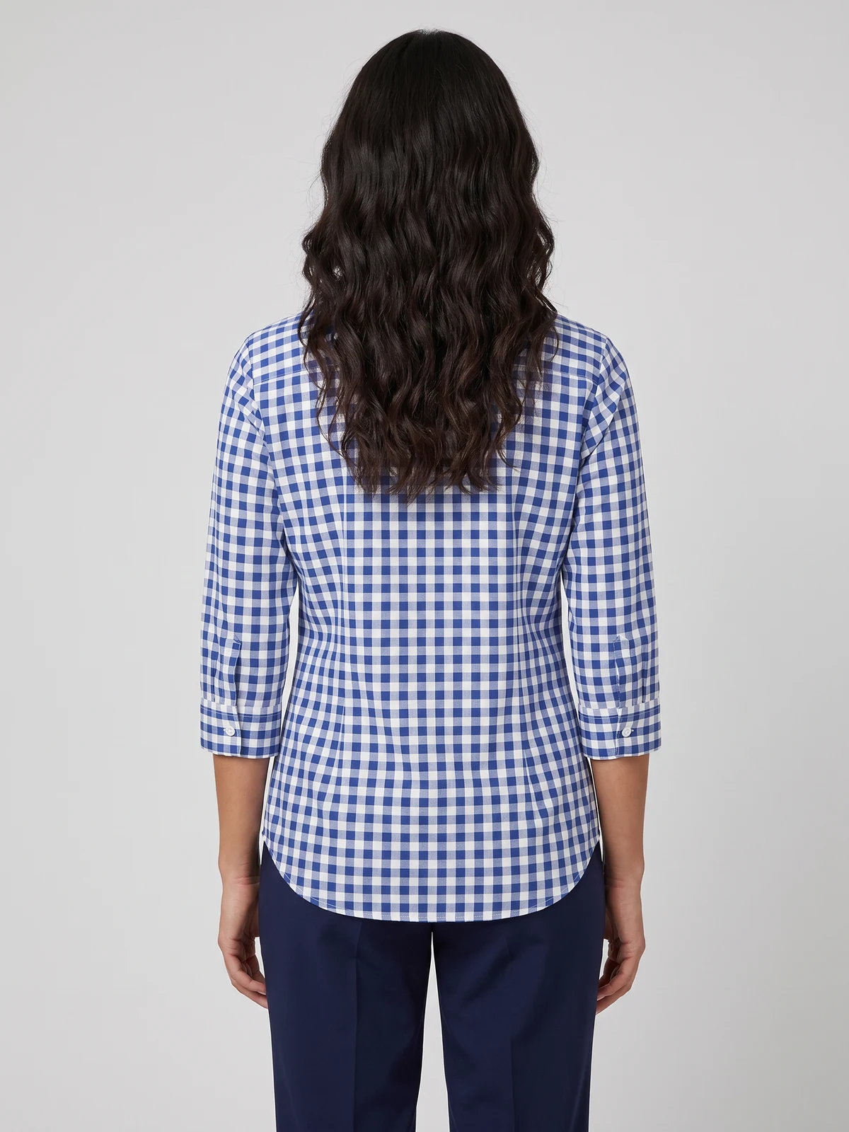 Royal Oxford 3/4 Sleeve Shirt – back view