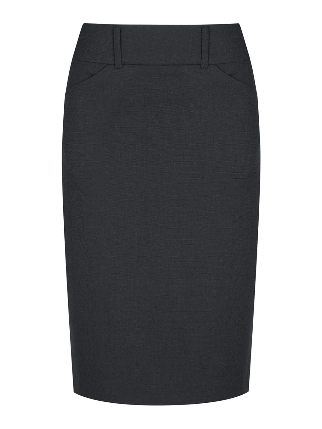 Women's Washable Pencil Skirt in Navy