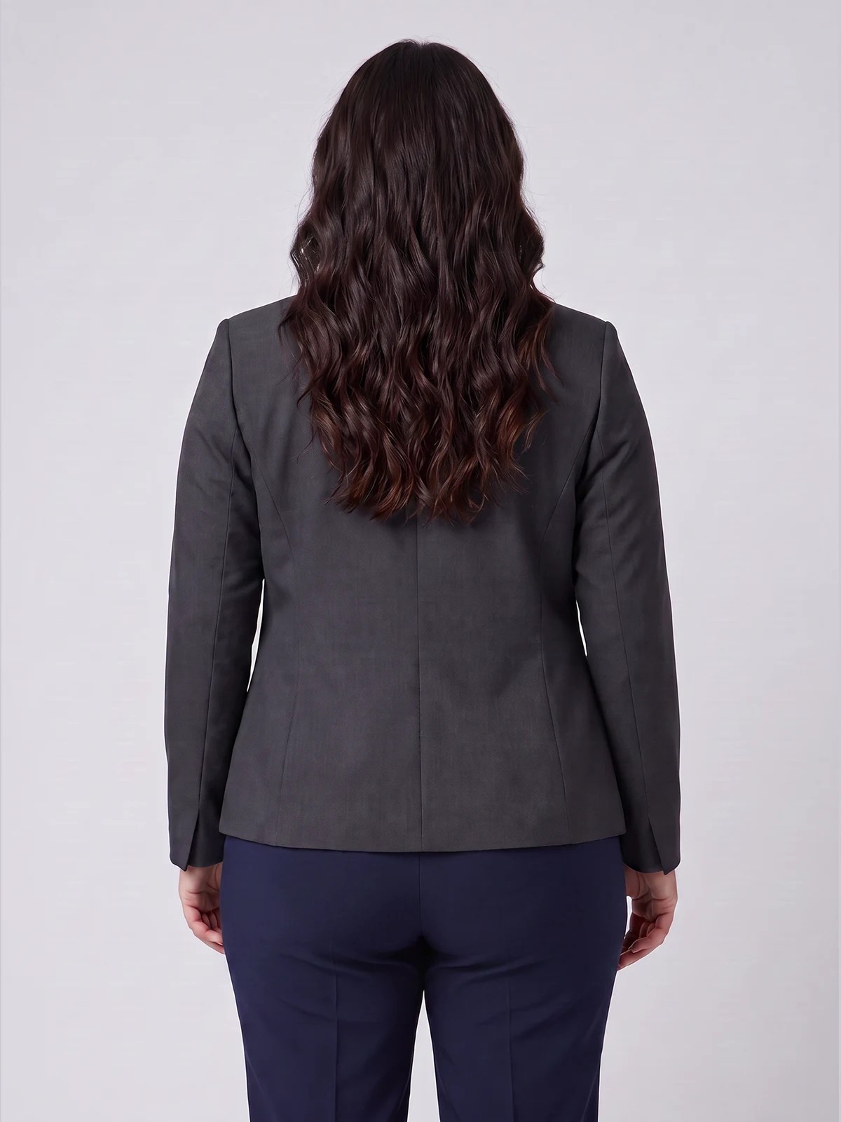 Women's Washable One Button Jacket – back view