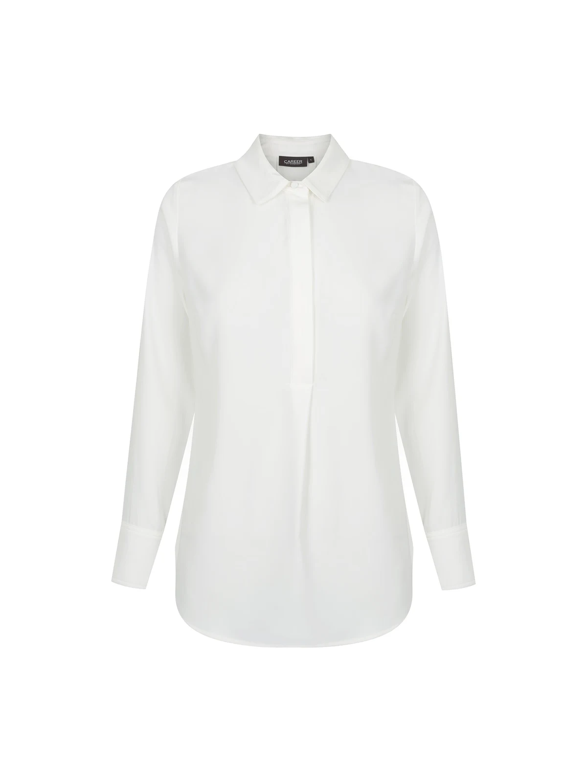 Quinn Top in Ivory – front view