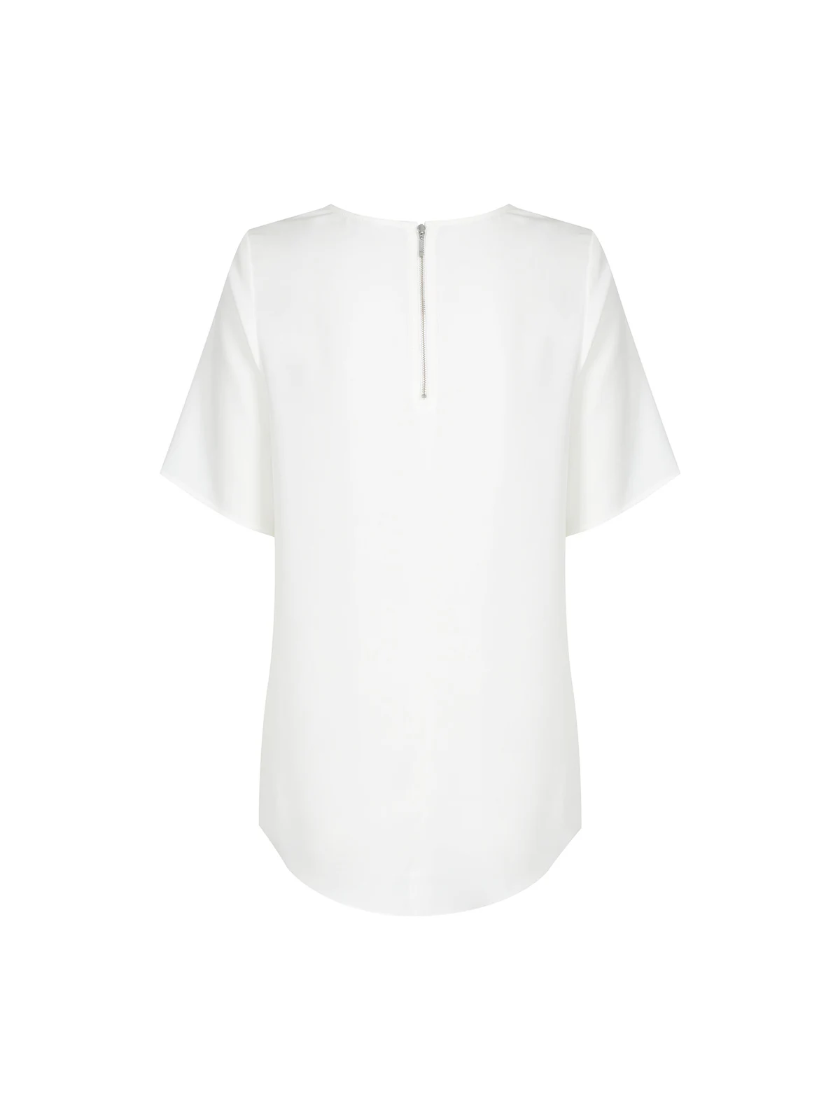Taylor Top in Ivory – back view