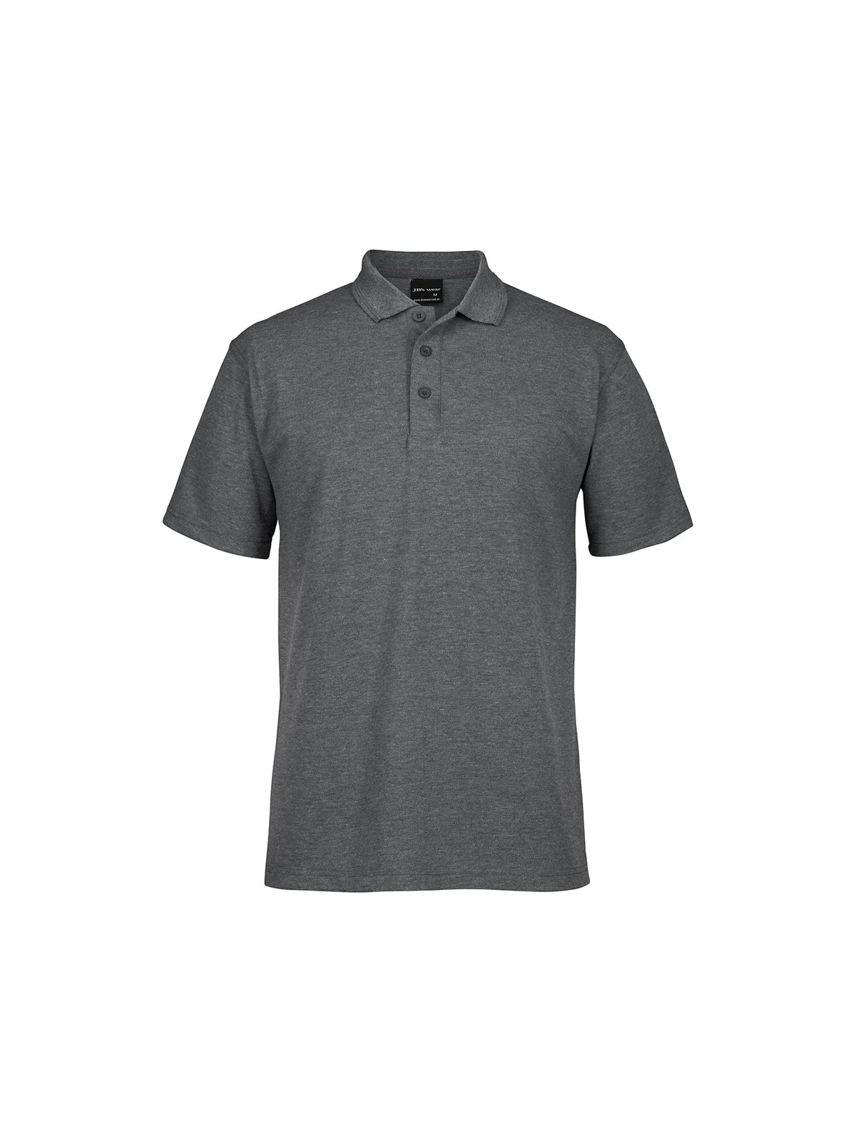 210 Polo in Charcoal Marle – front view