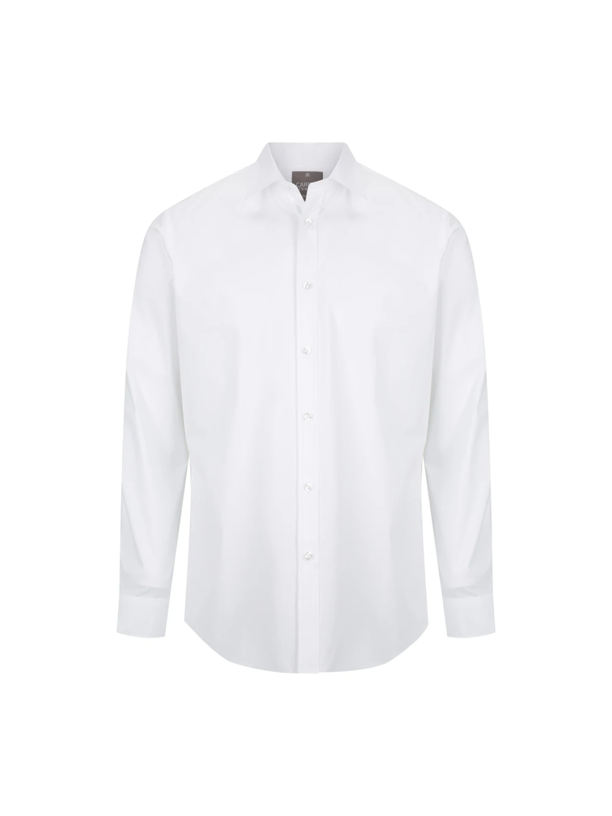 Olsen Cotton Stretch Shirt- Slim Fit in White