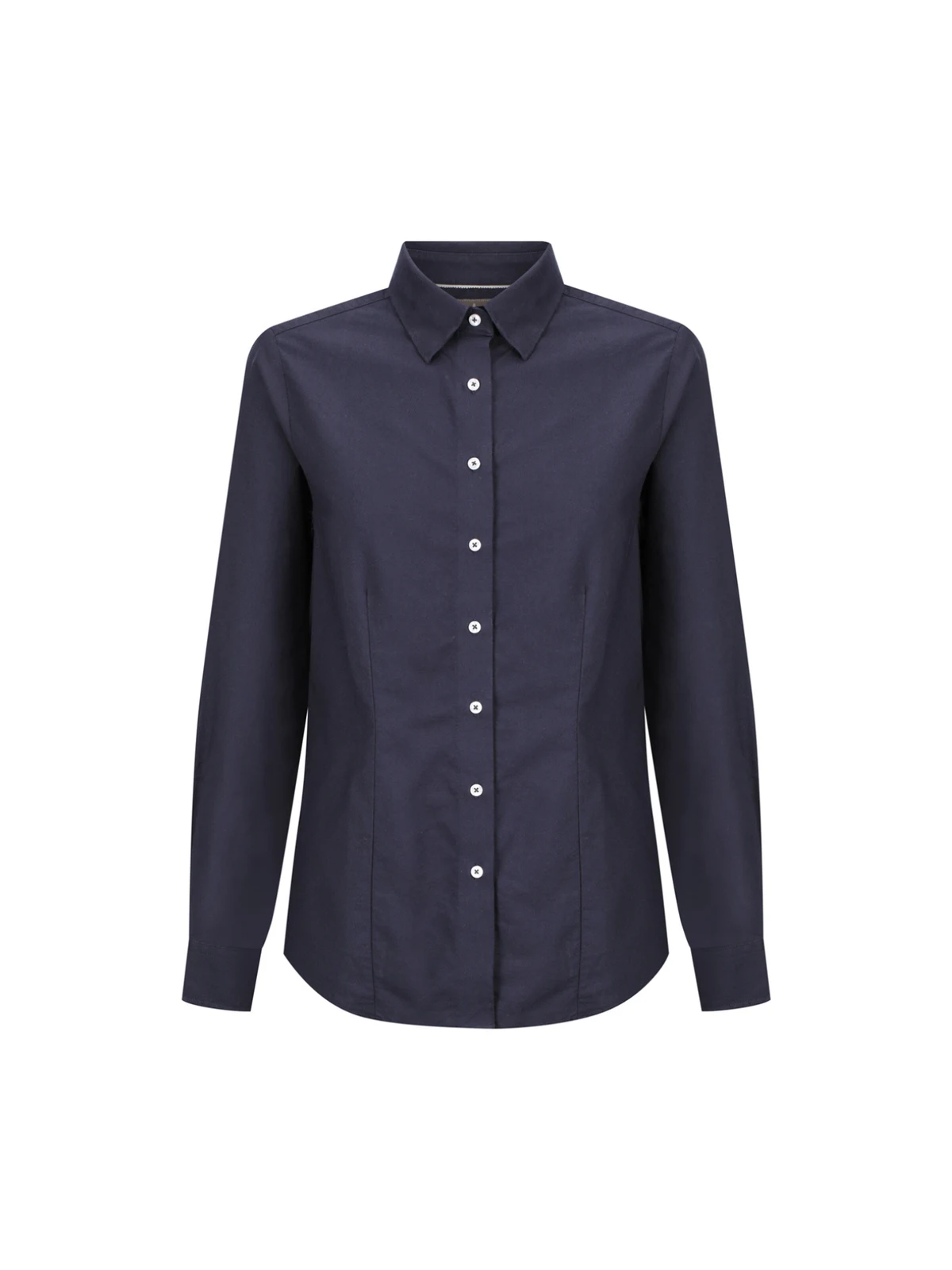 Ladies Ashton Cotton Oxford Shirt in Navy