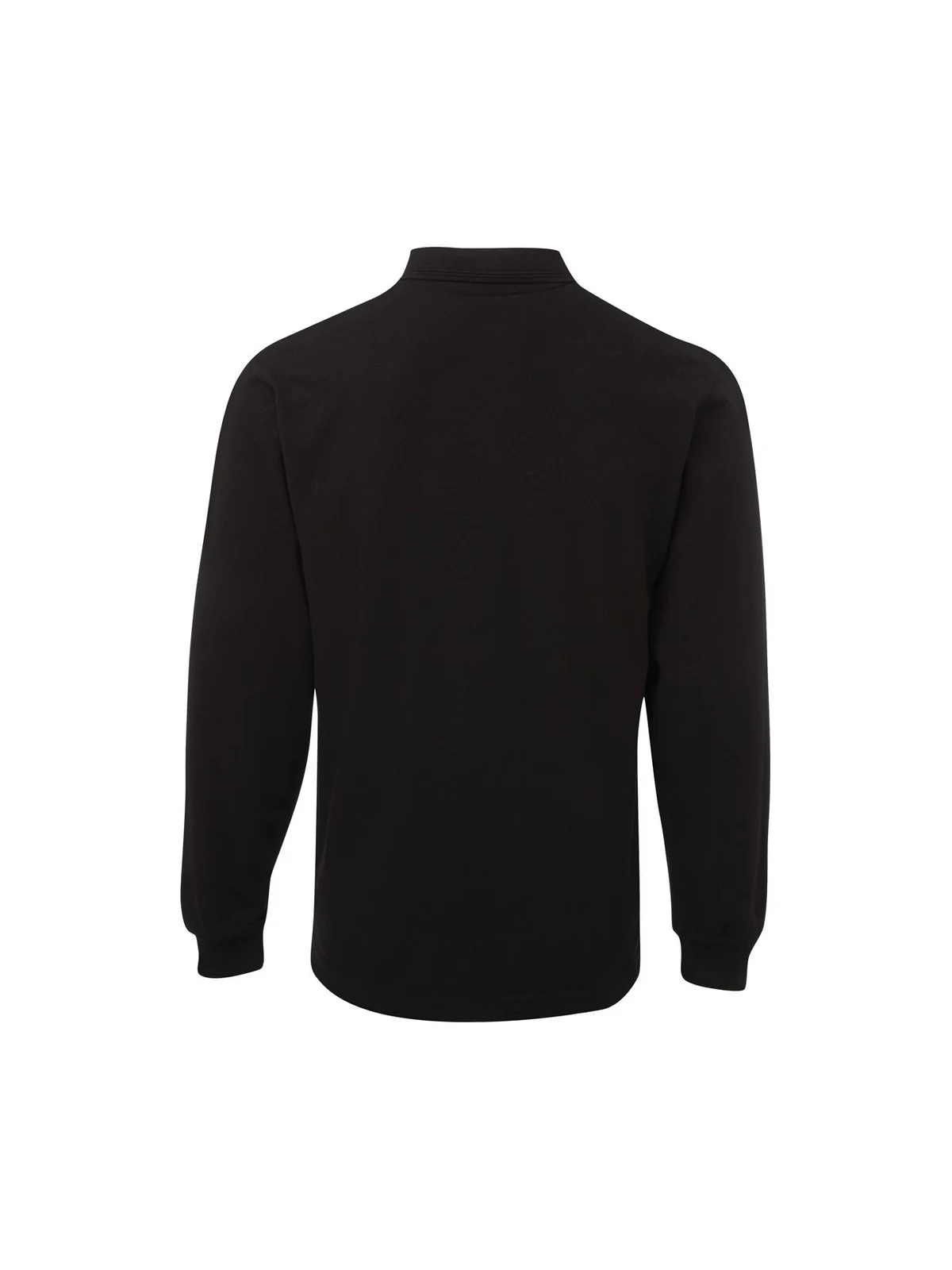 L/S 210 Polo in Black – back view