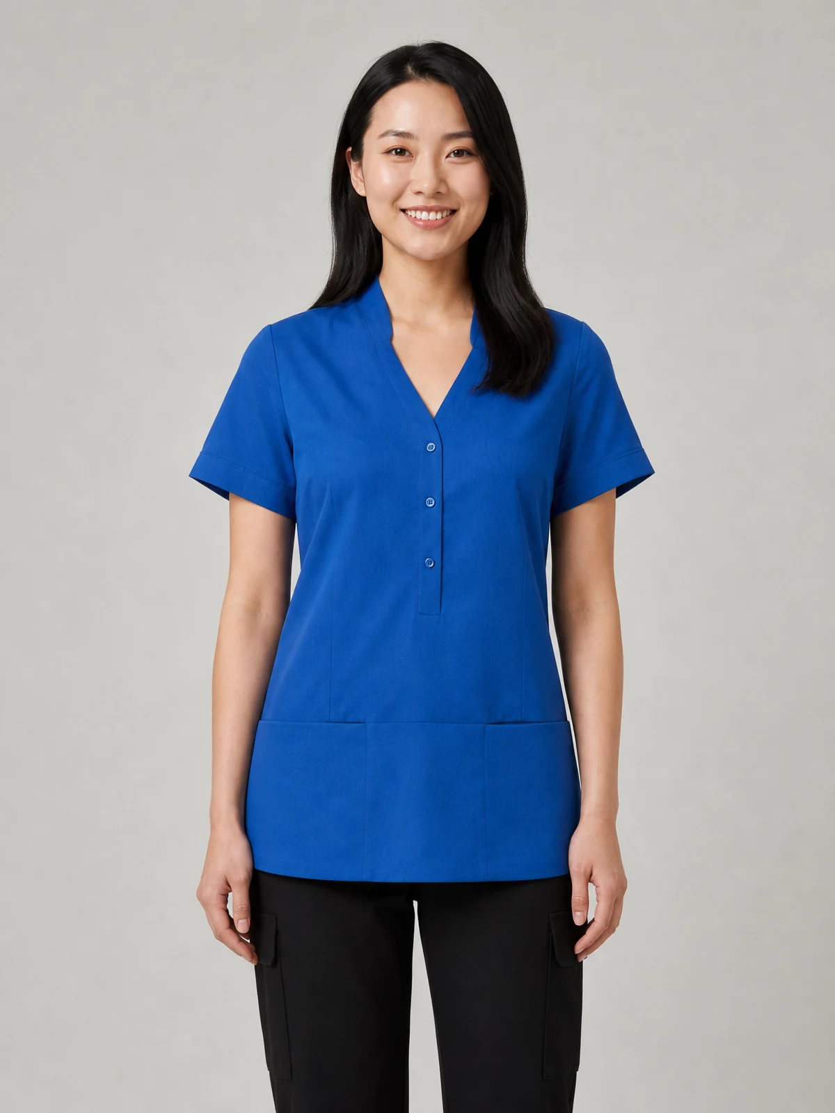 Ezylin Tunic in Royal – front view