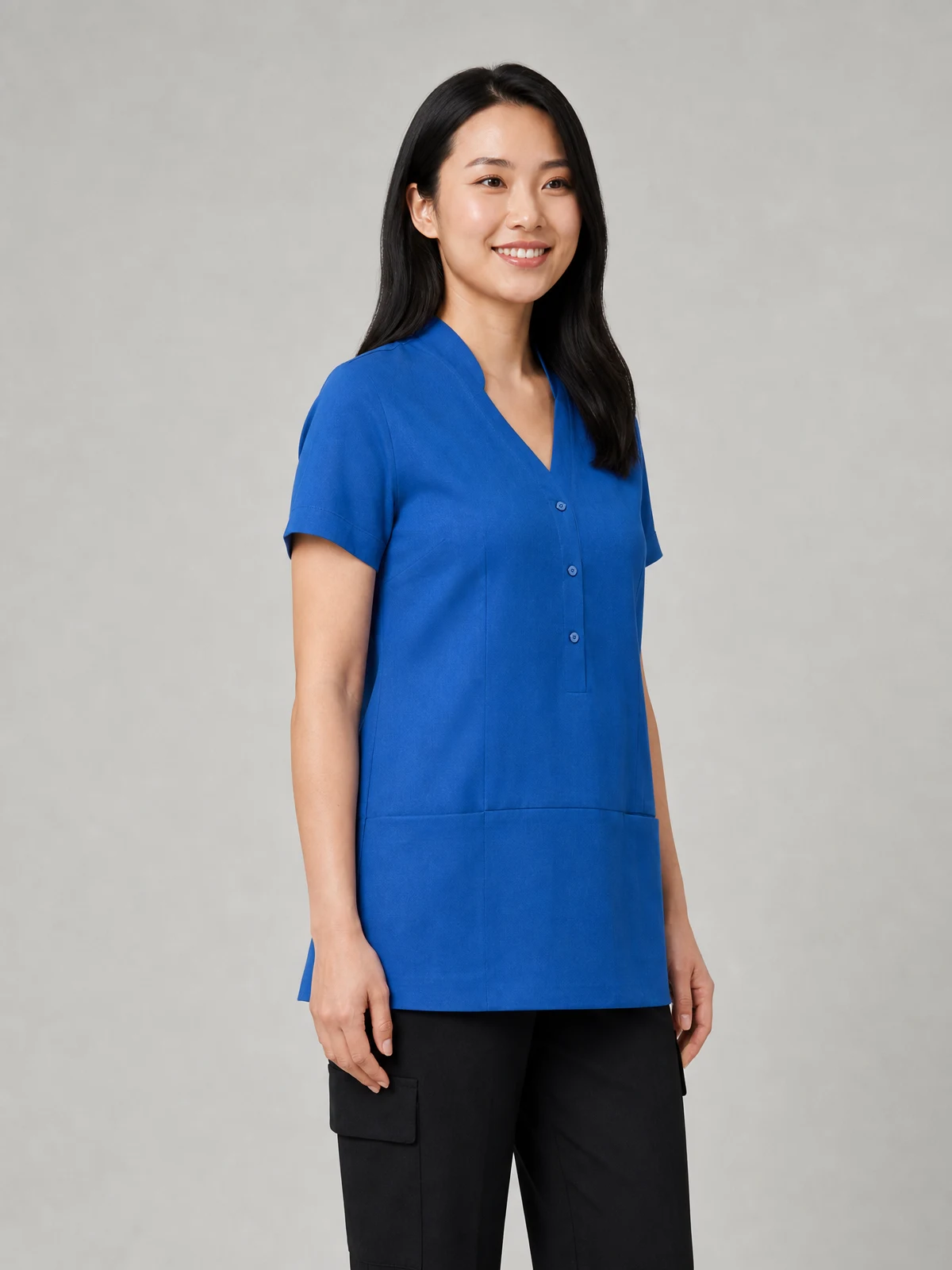 Ezylin Tunic in Royal – side view