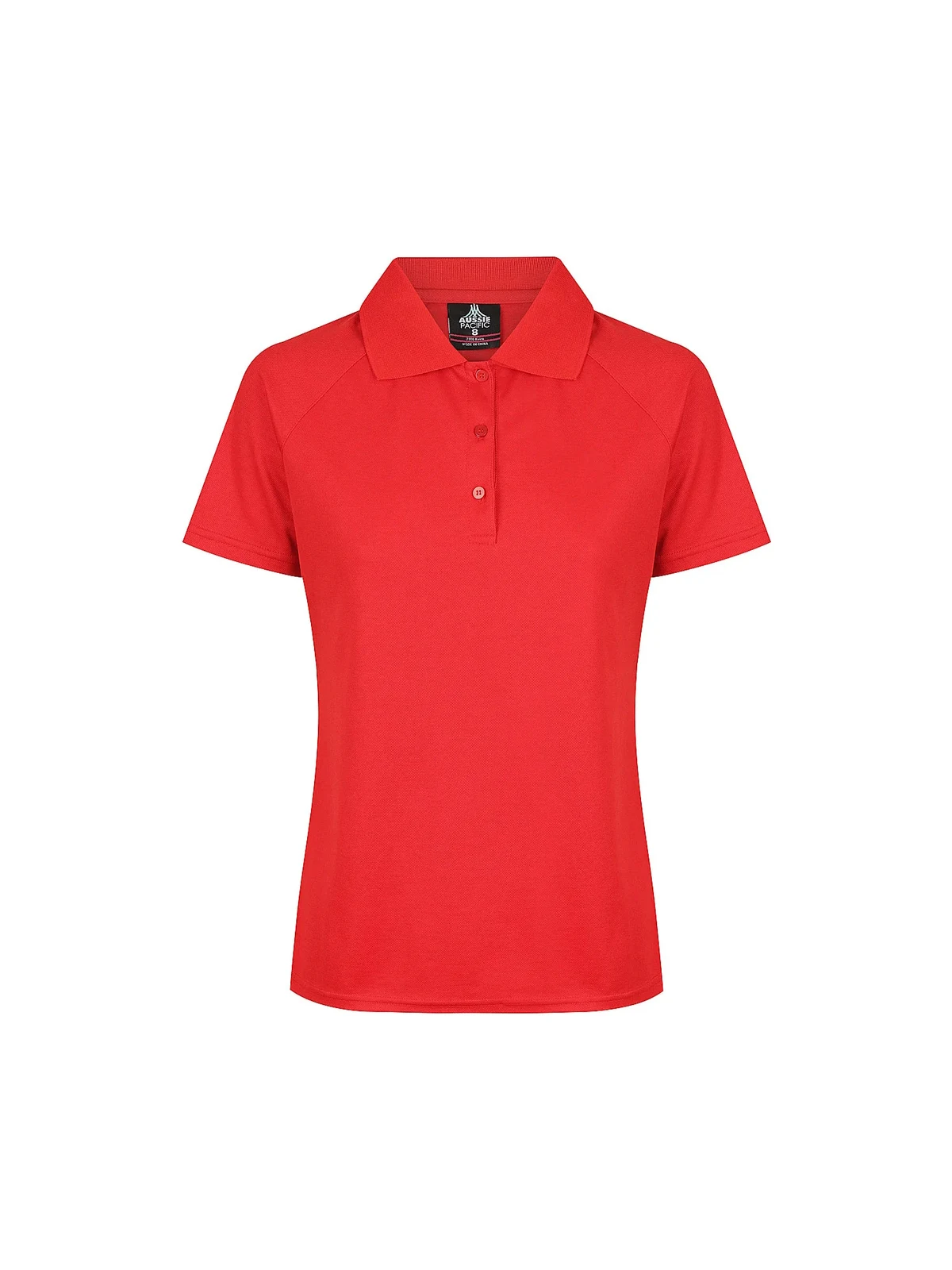 Keira Ladies' Polos in Red – front view