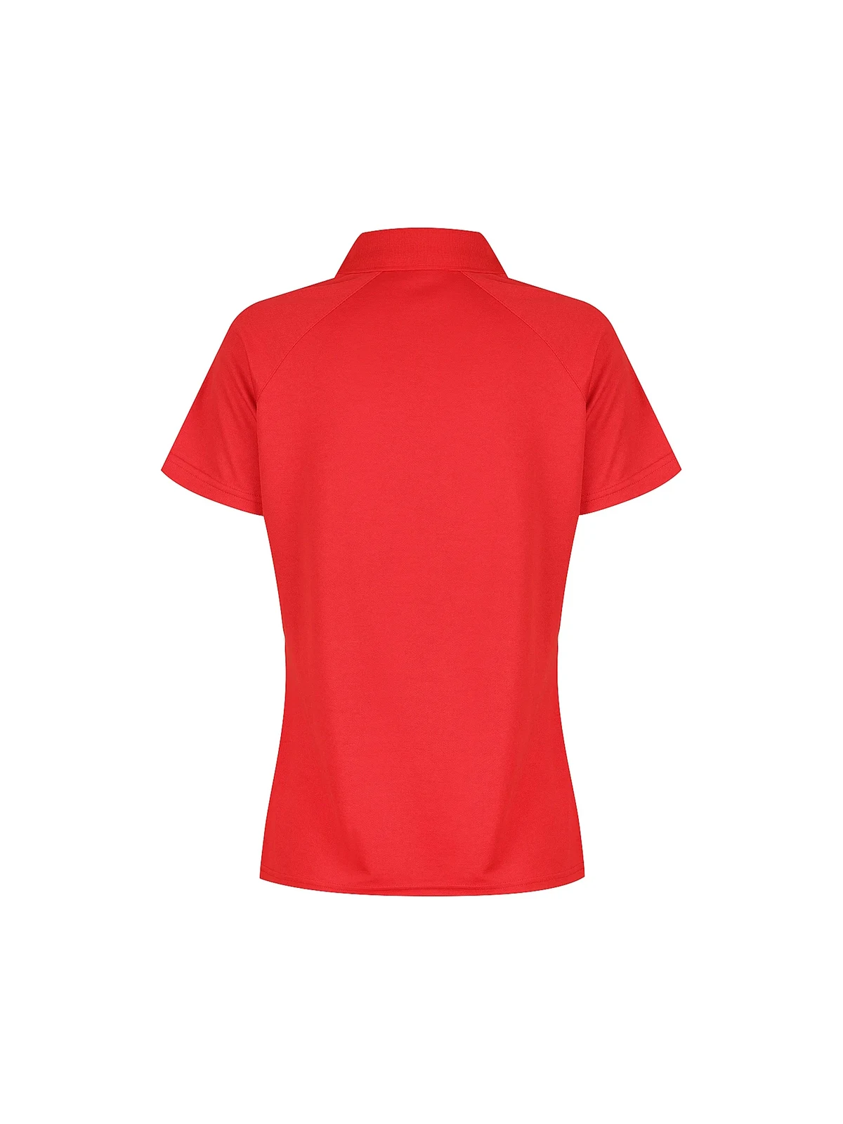 Keira Ladies' Polos in Red – back view