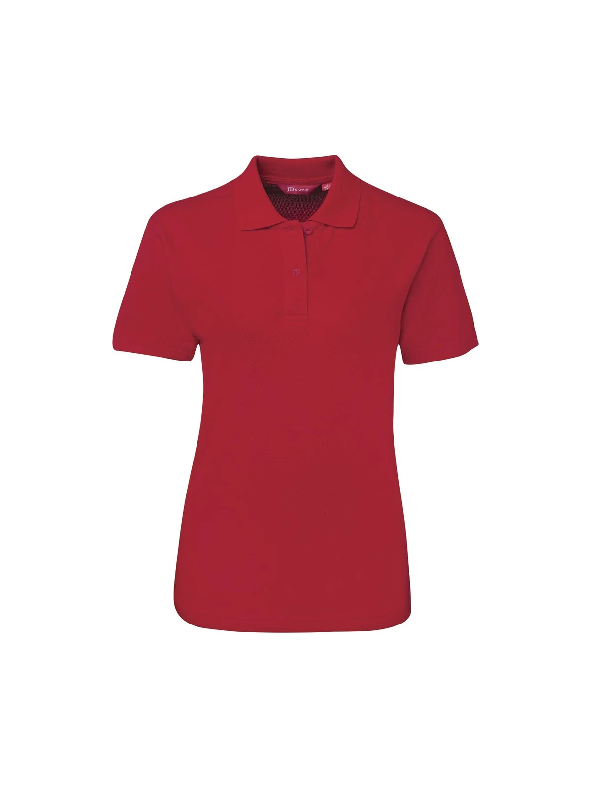 Ladies 210 Polo in Red – front view