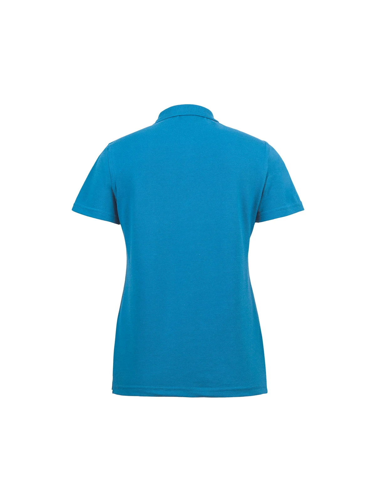 Ladies 210 Polo in Aqua – back view