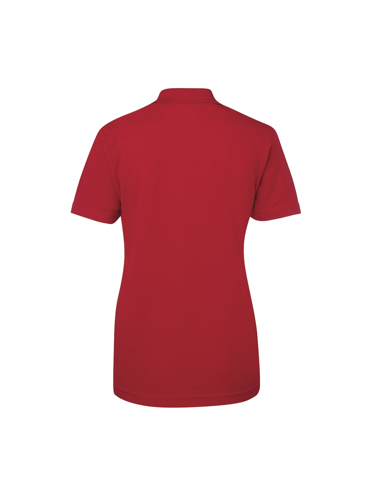 Ladies 210 Polo in Red – back view