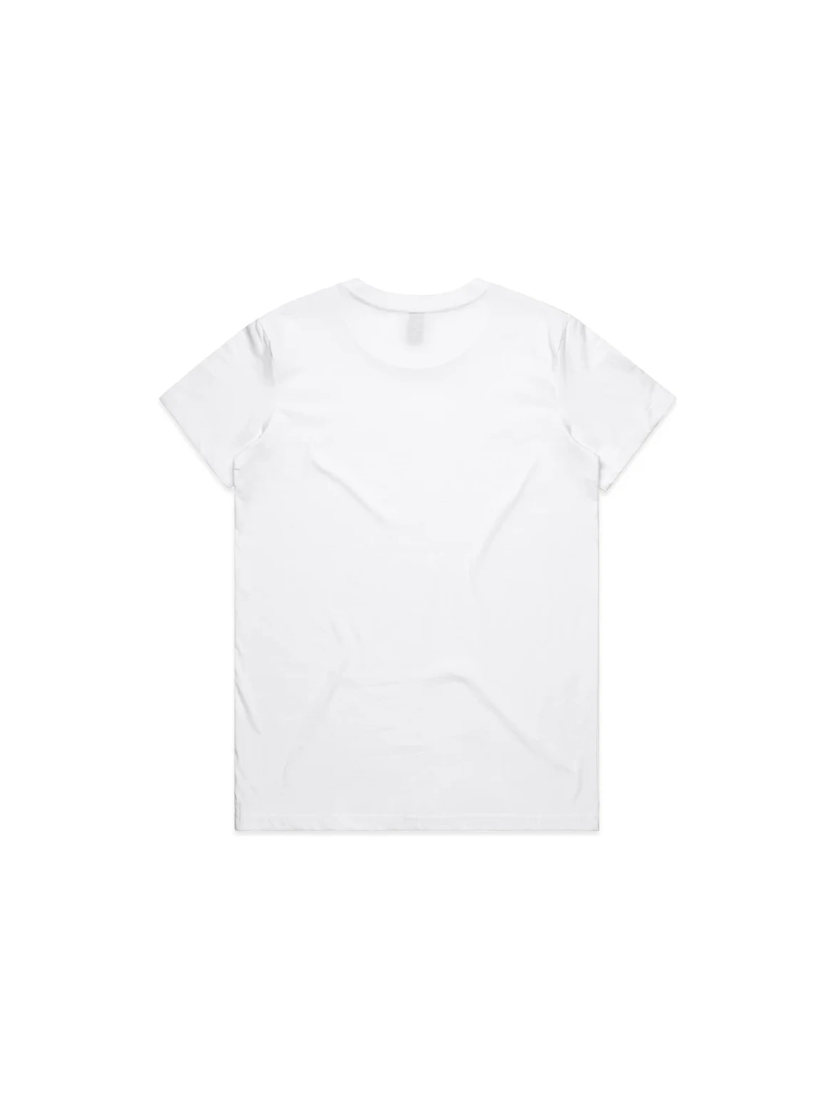 Women's Maple Tee in White – back view