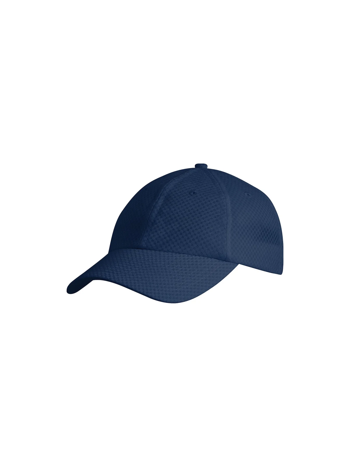 Mesh Sports Cap in Navy – side view