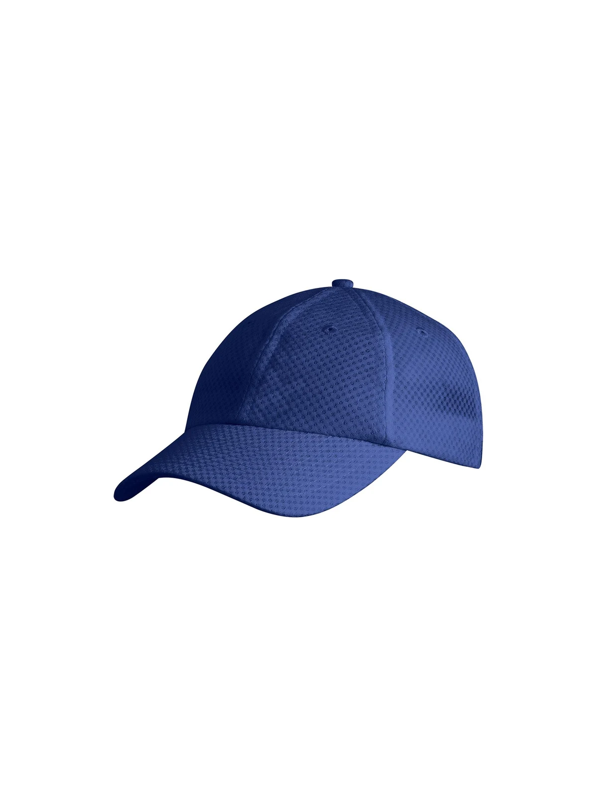 Mesh Sports Cap in Royal – side view