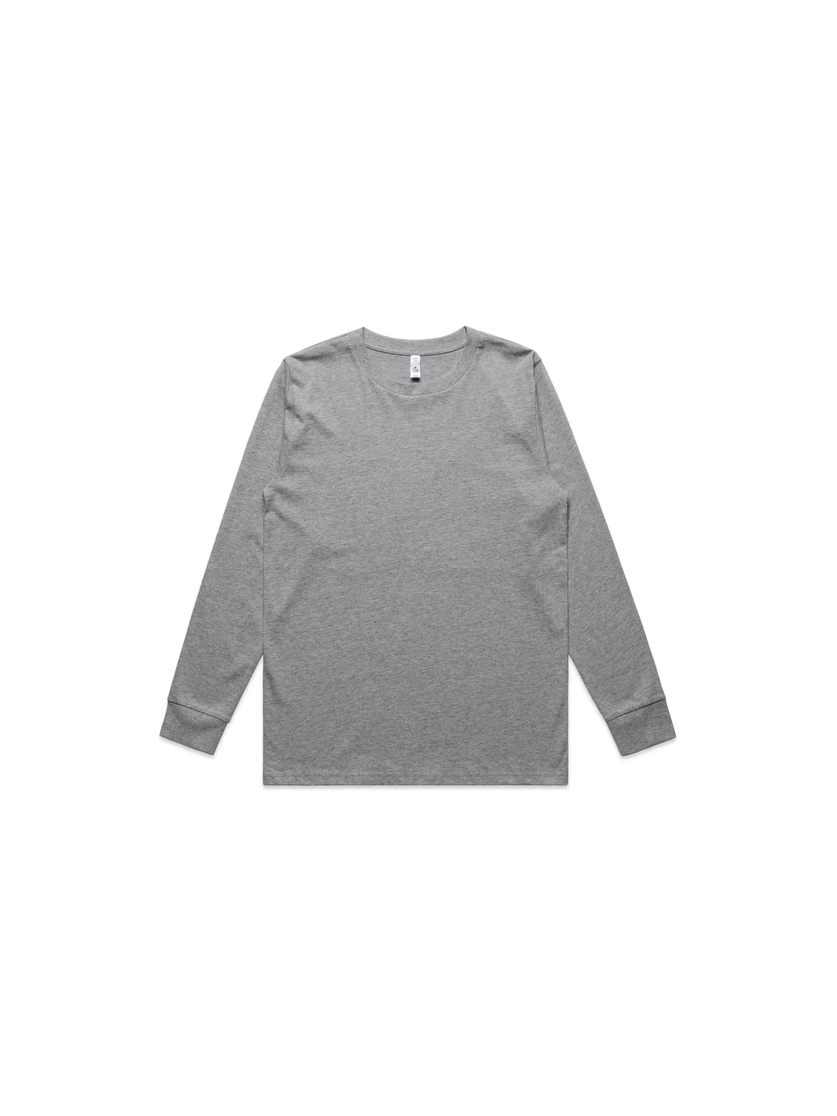 Women's Classic L/S Tee in Grey Marle – front view