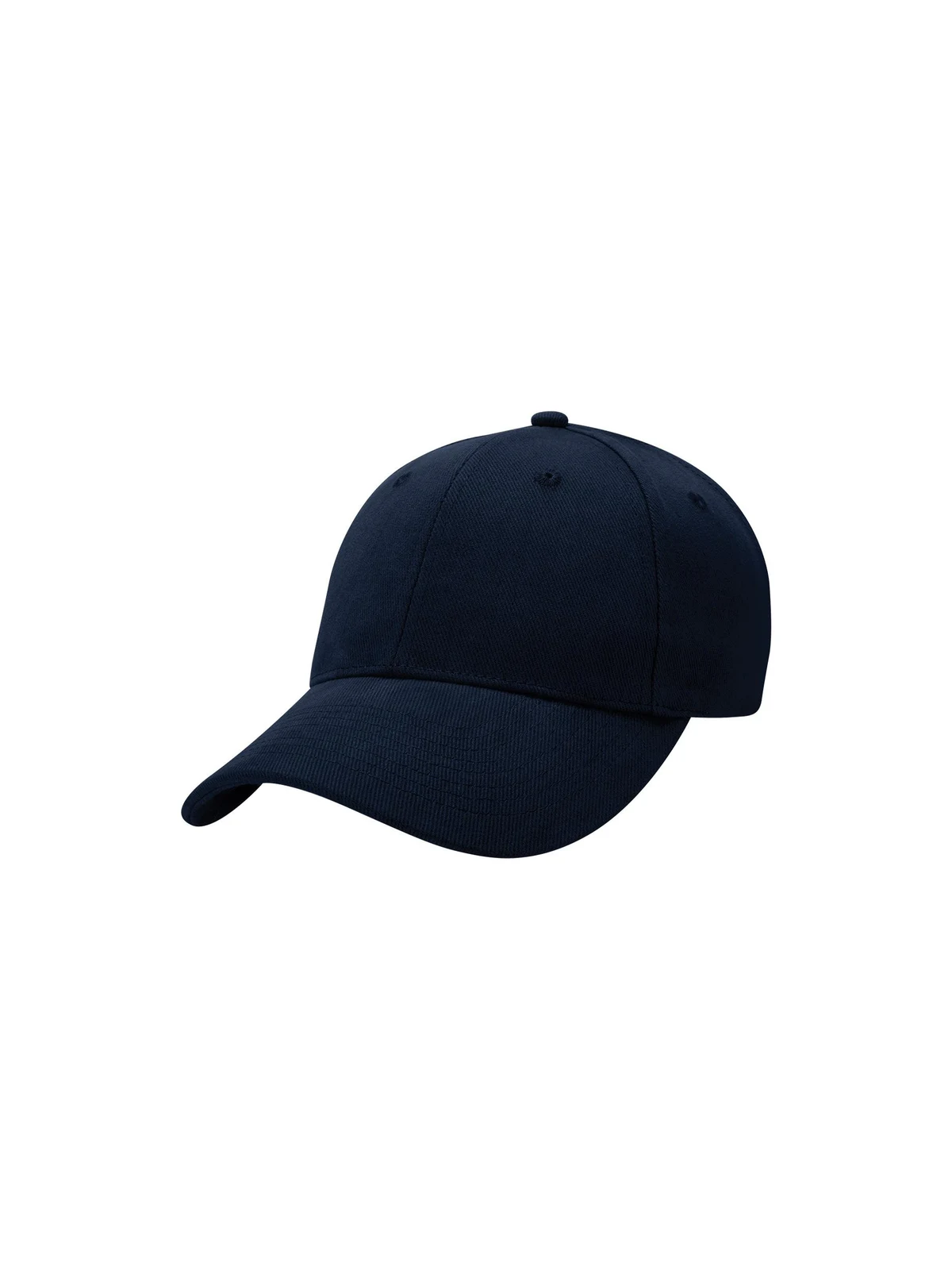 Heavy Brushed Cotton Cap in Navy – front view