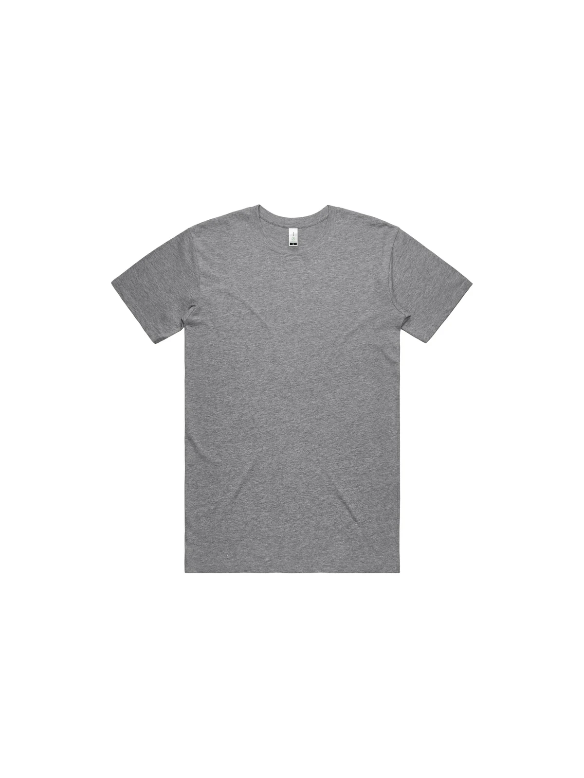 Men's Staple Organic Tee in Grey Marle – front view