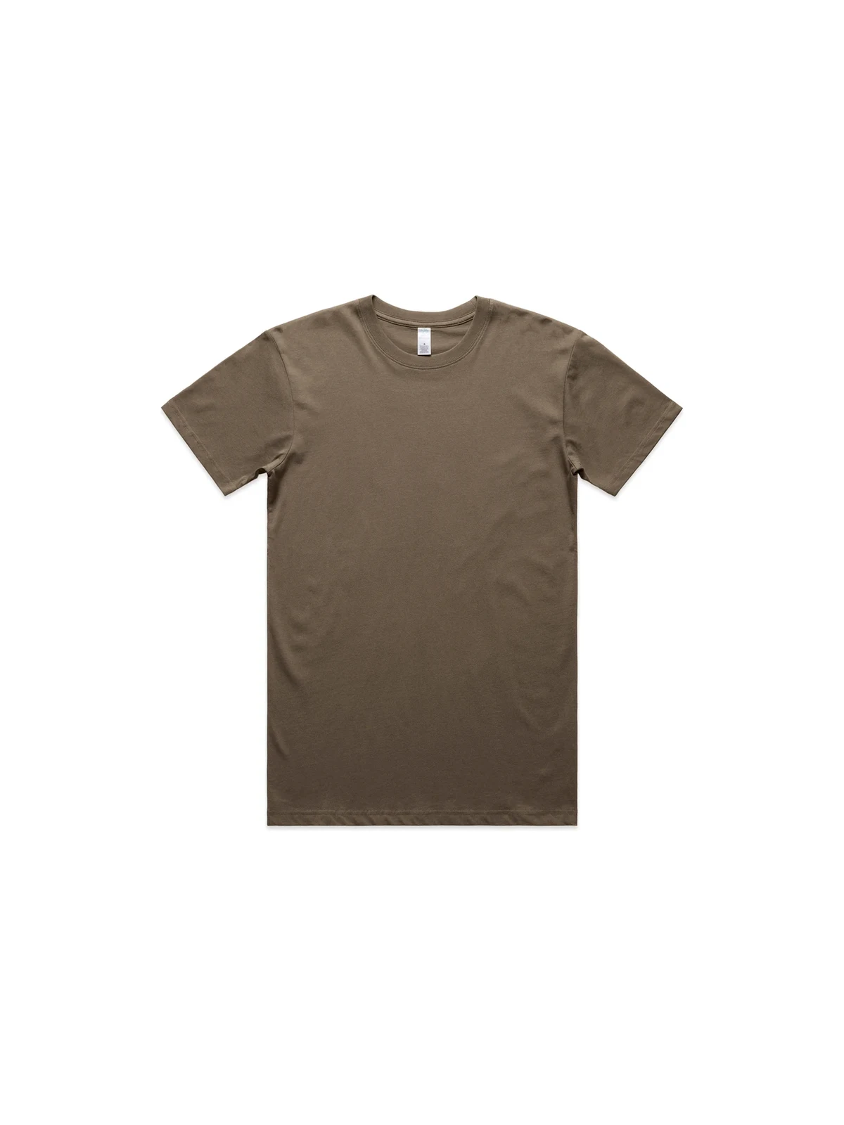Men's Staple Organic Tee in Walnut – front view