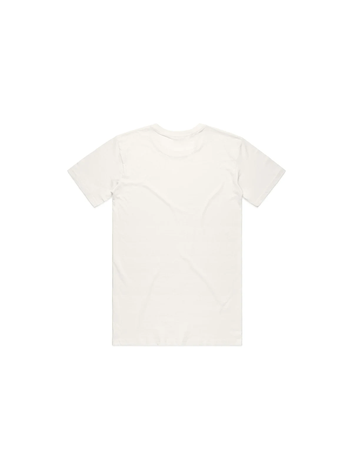 Men's Staple Organic Tee in Natural – back view
