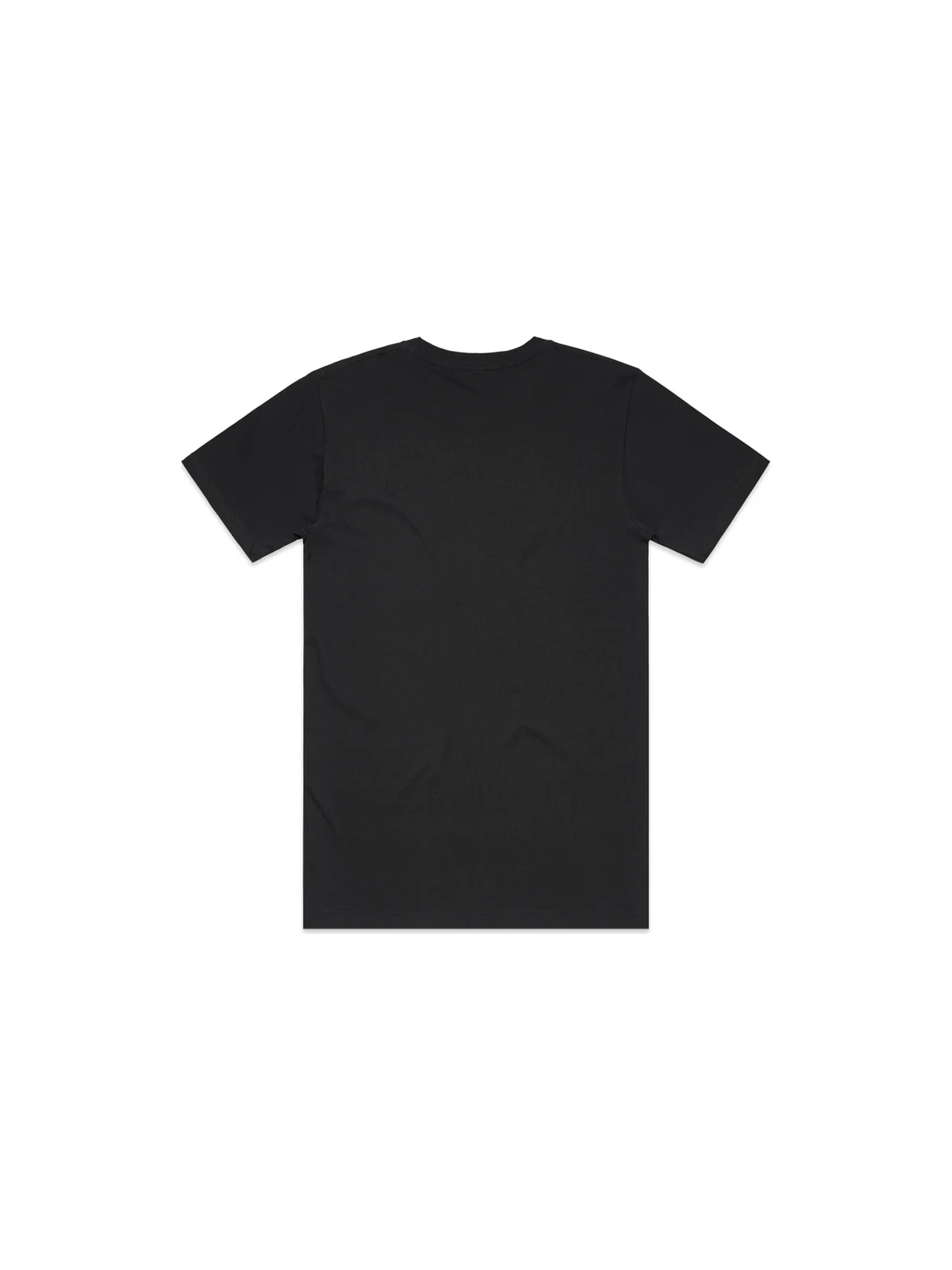 Men's Block Tee in Black – back view