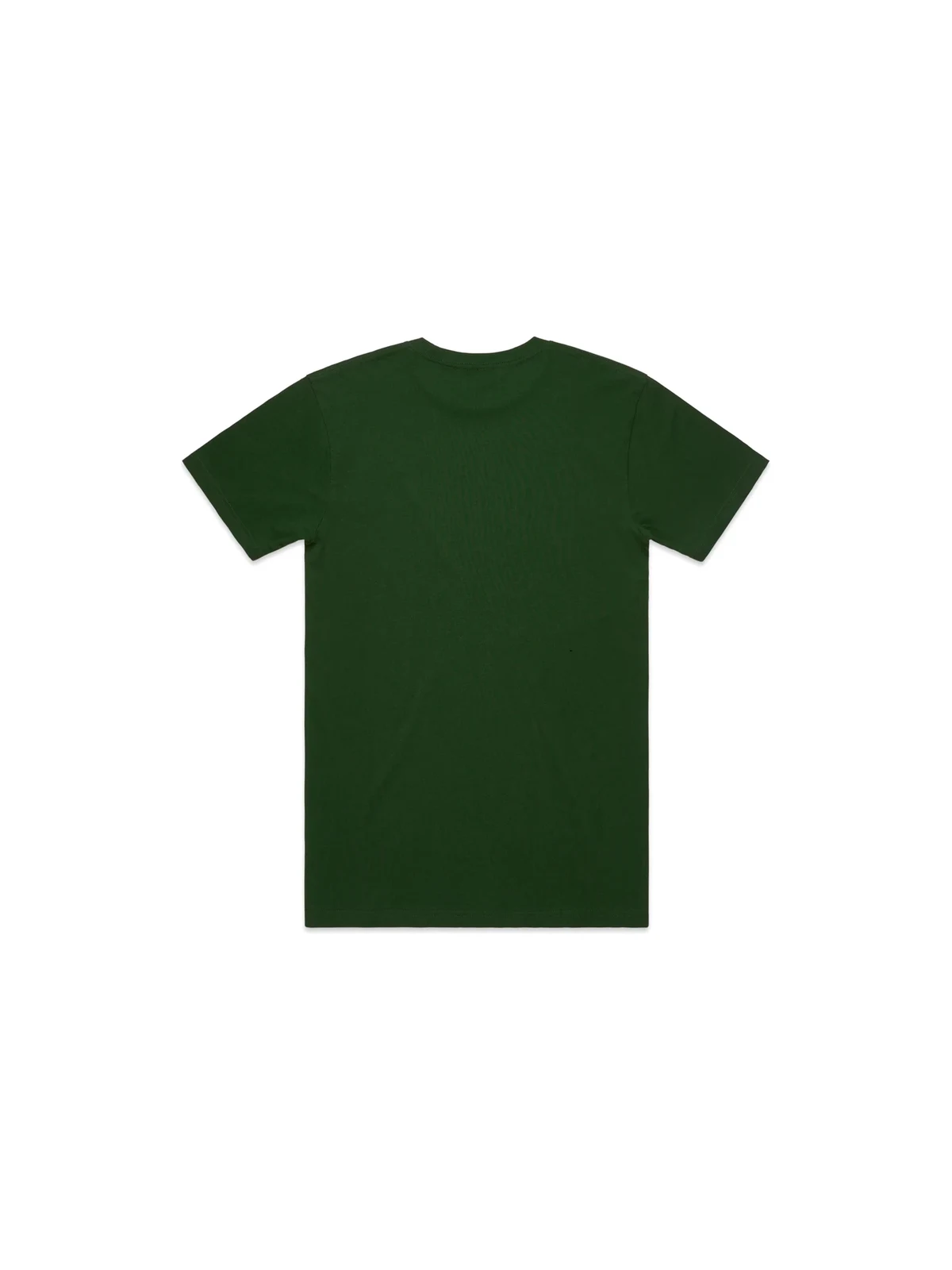Men's Block Tee in Forest Green – back view