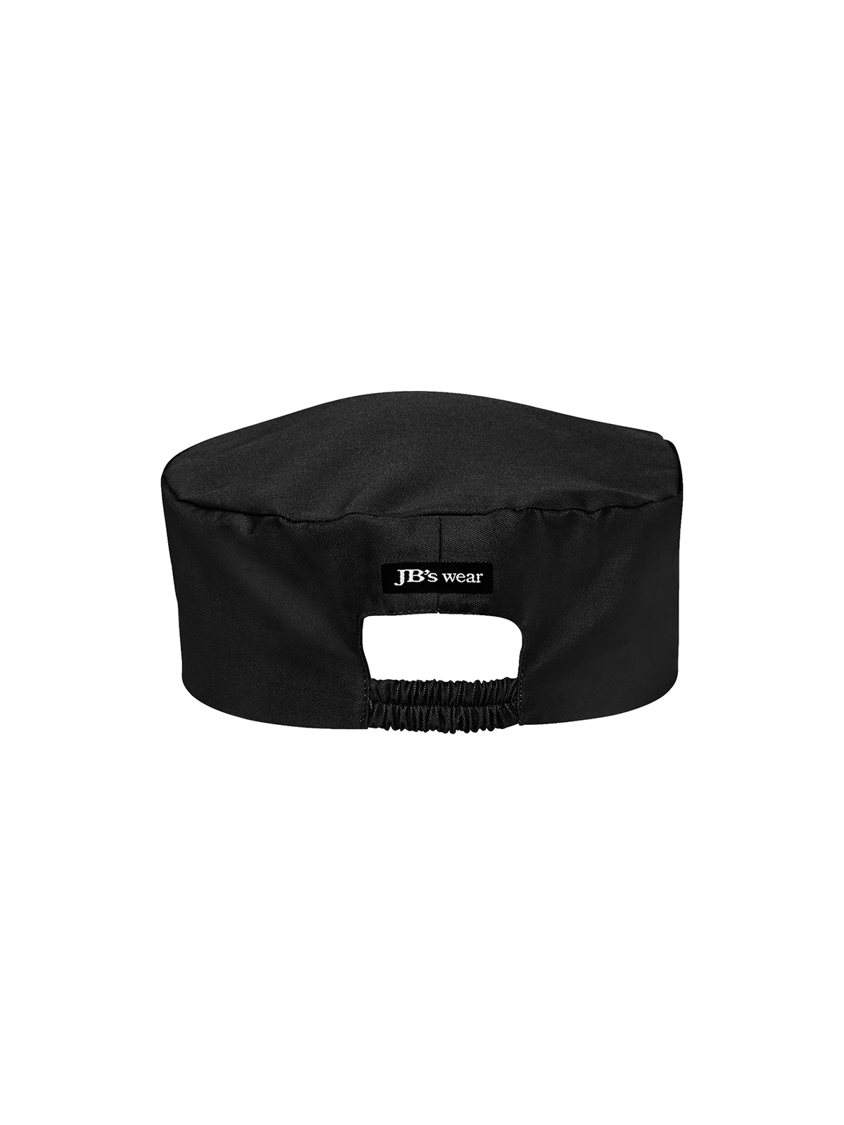 Chefs Cap in Black – back view