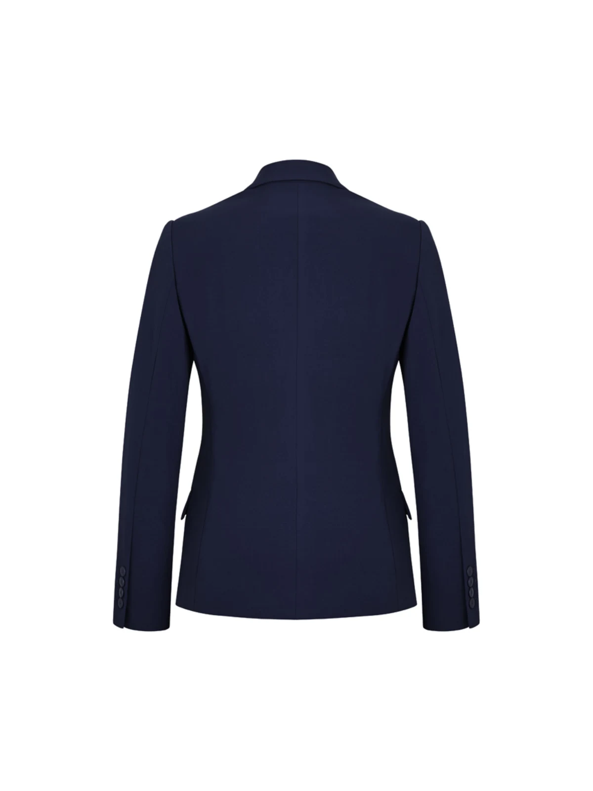 Siena Women's Mid Length Jacket in Marine – back view