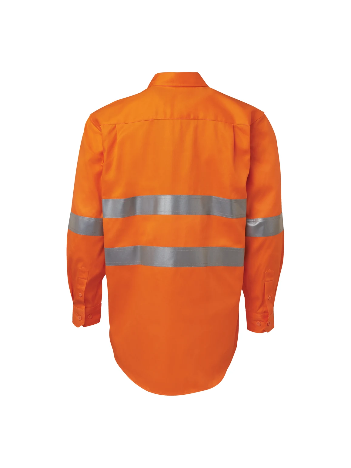 L/S 190g Shirt With 3m Tape in Orange – back view