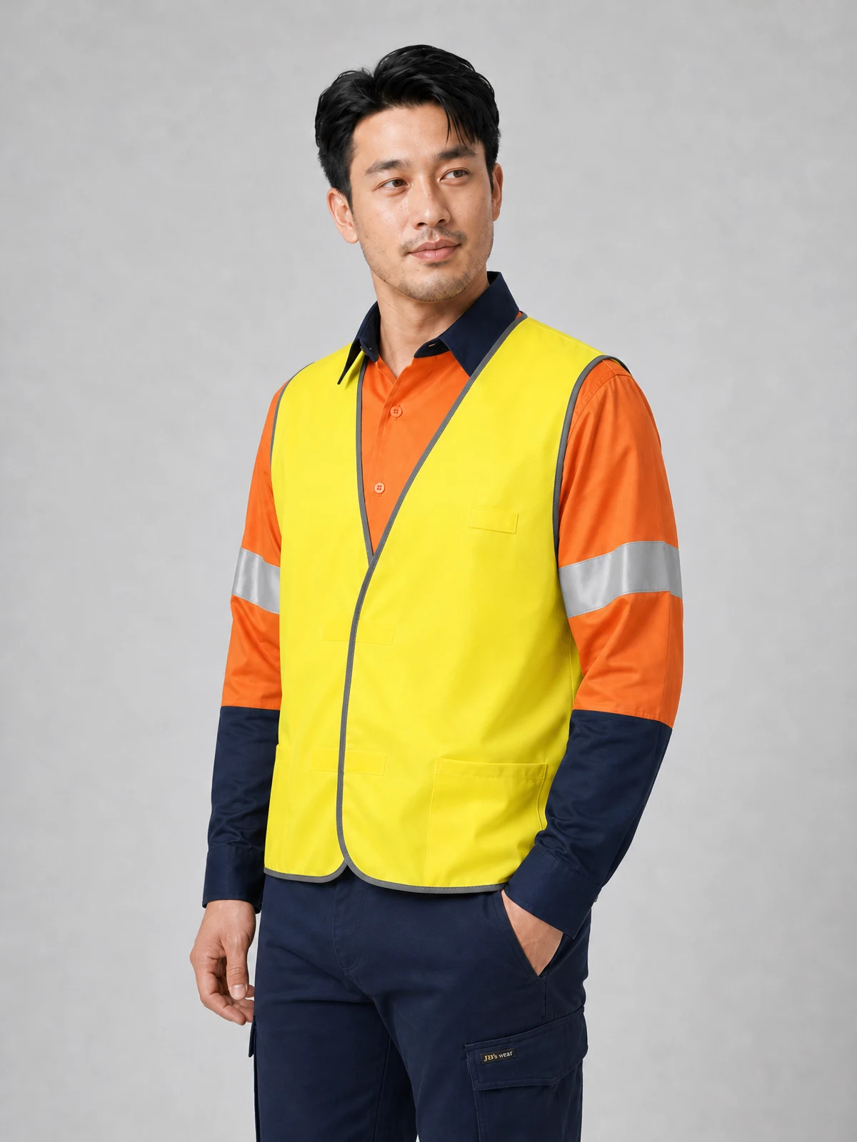 Fluro Vest – side view