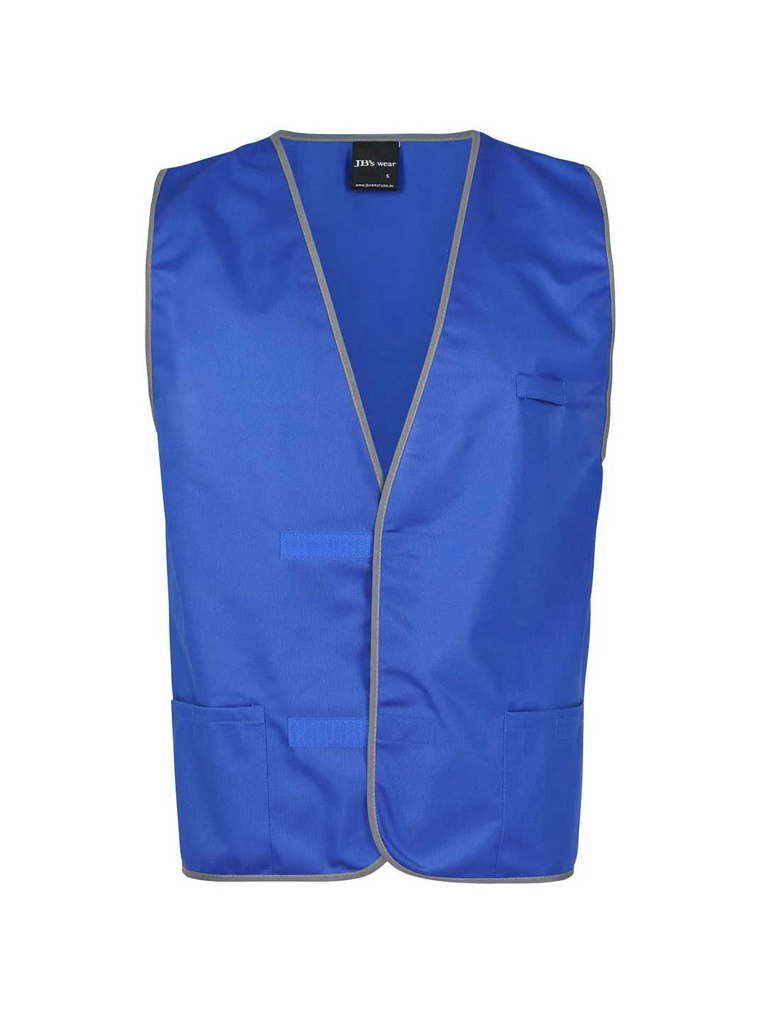 Fluro Vest in Royal – front view