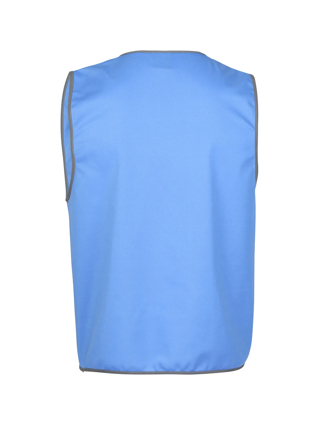 Fluro Vest in Light Blue – back view