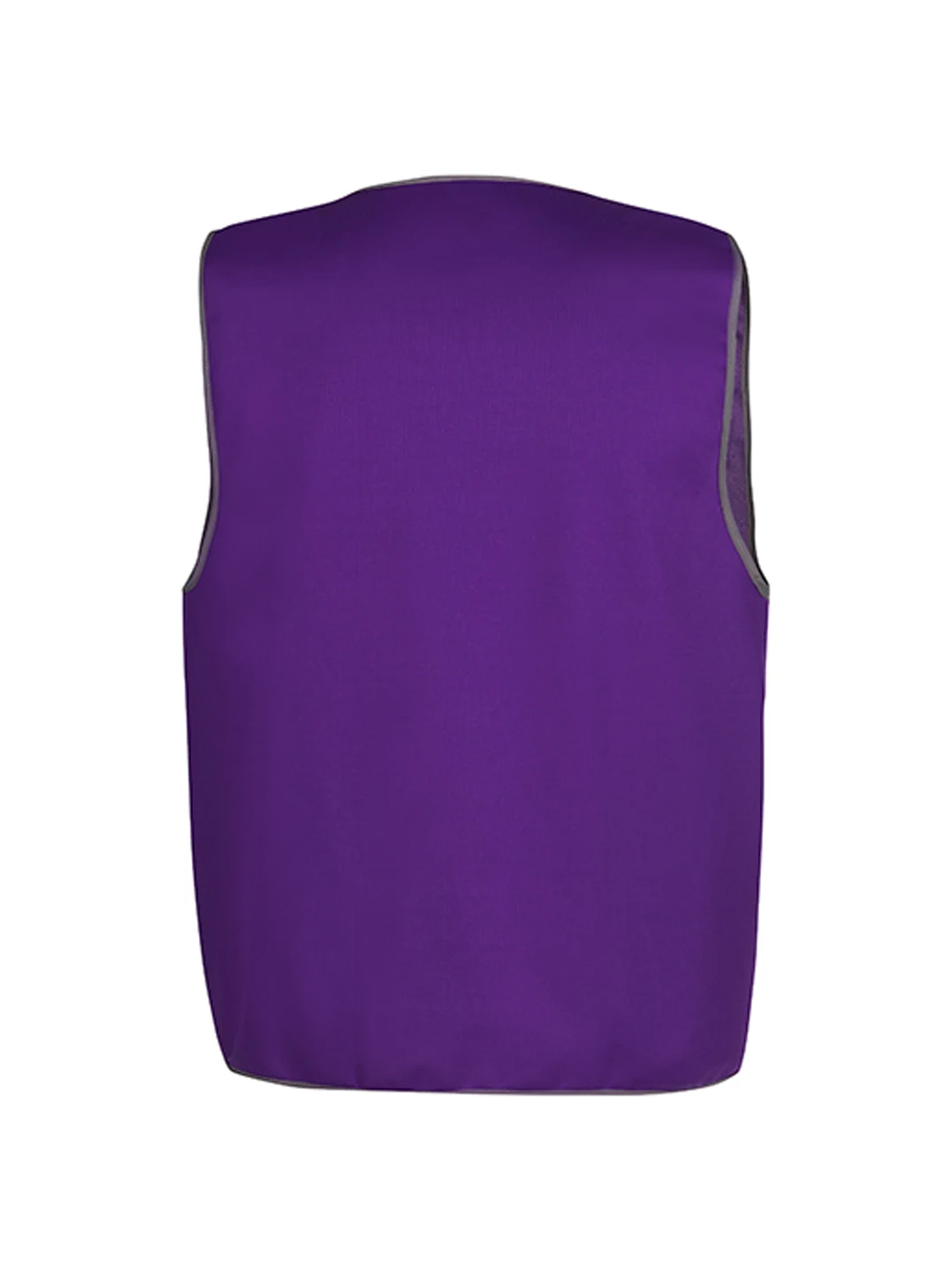 Fluro Vest in Purple – back view