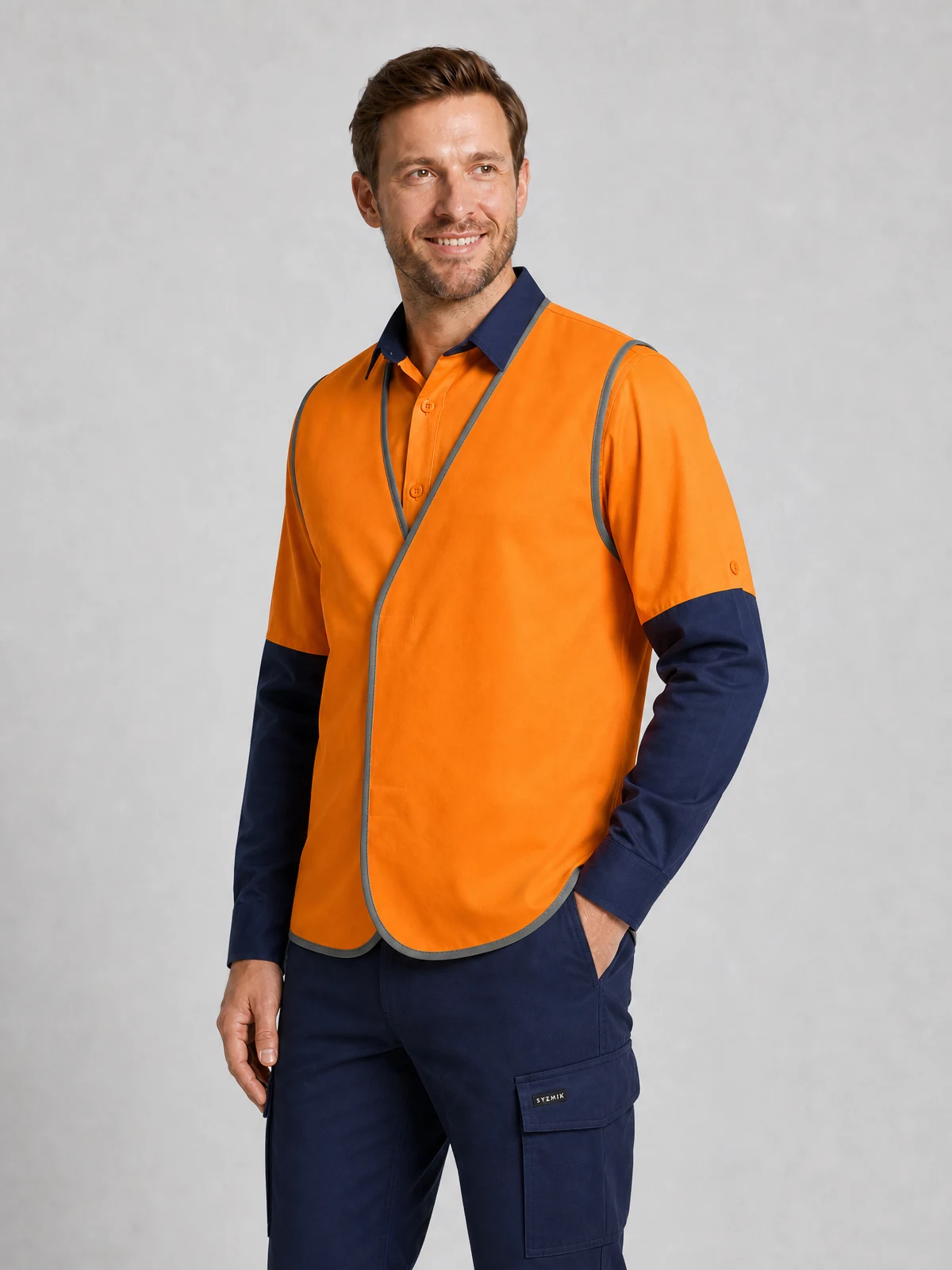 Hi Vis Safety Vest – side view