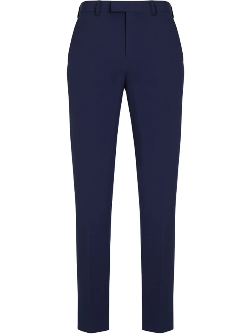 Mens Siena Slim Fit Flat Front Pant (Regular) in Marine – front view