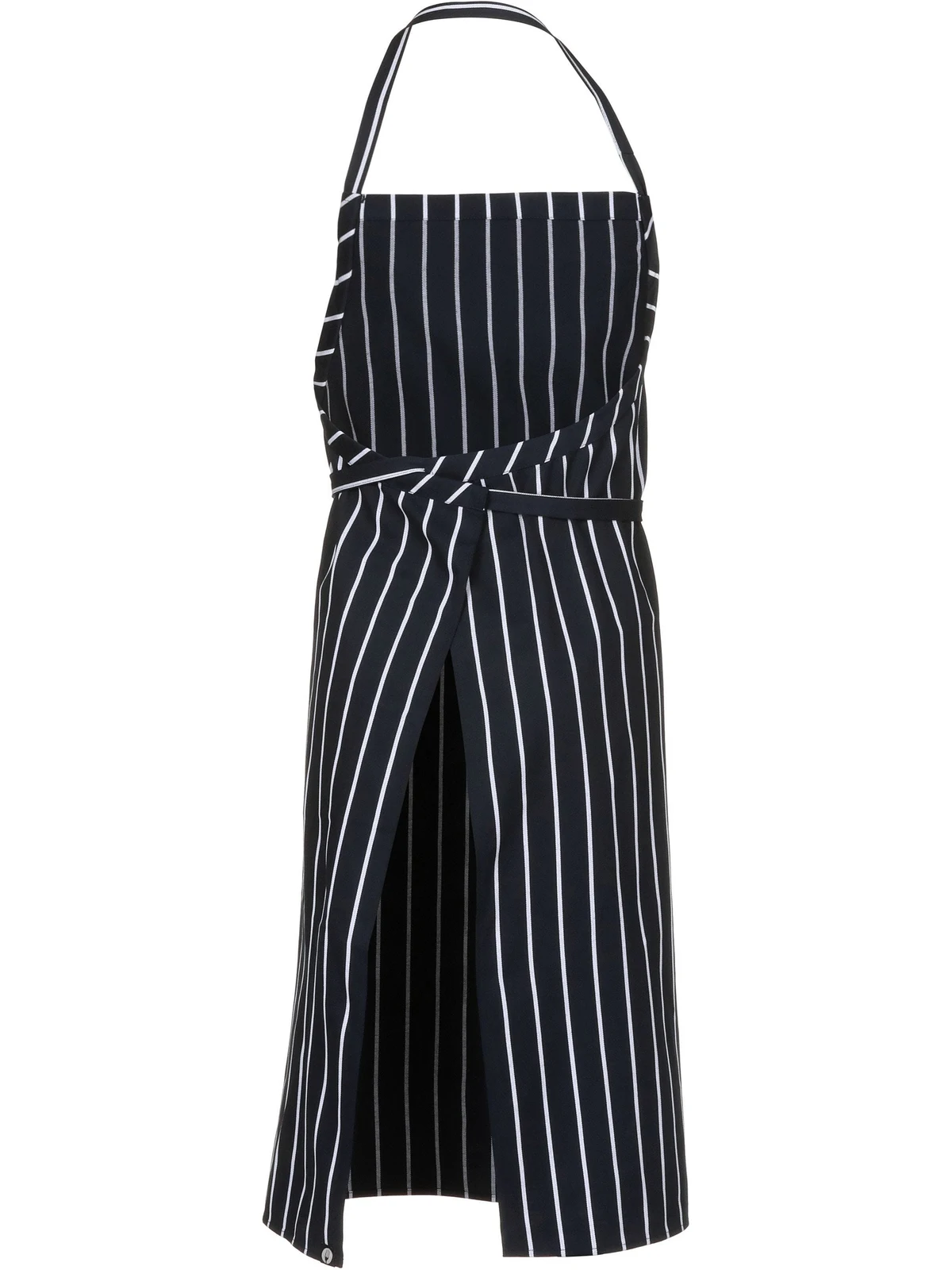 English Chef Apron in Navy/White – back view