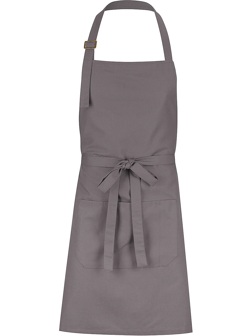 Alfie Bib Apron in Grey