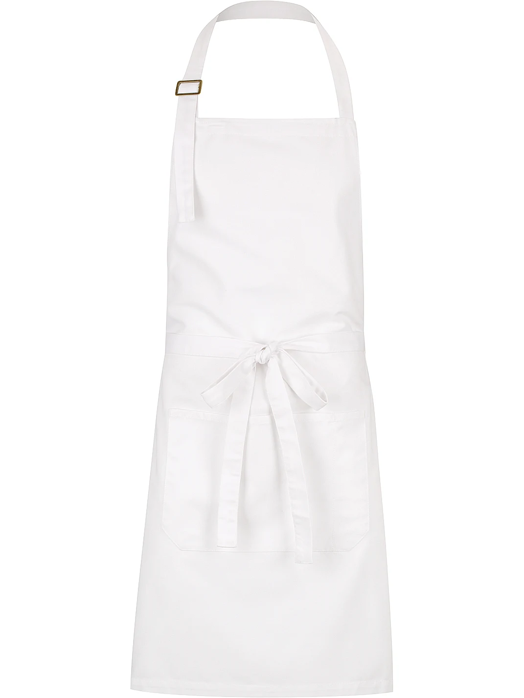 Alfie Bib Apron in White