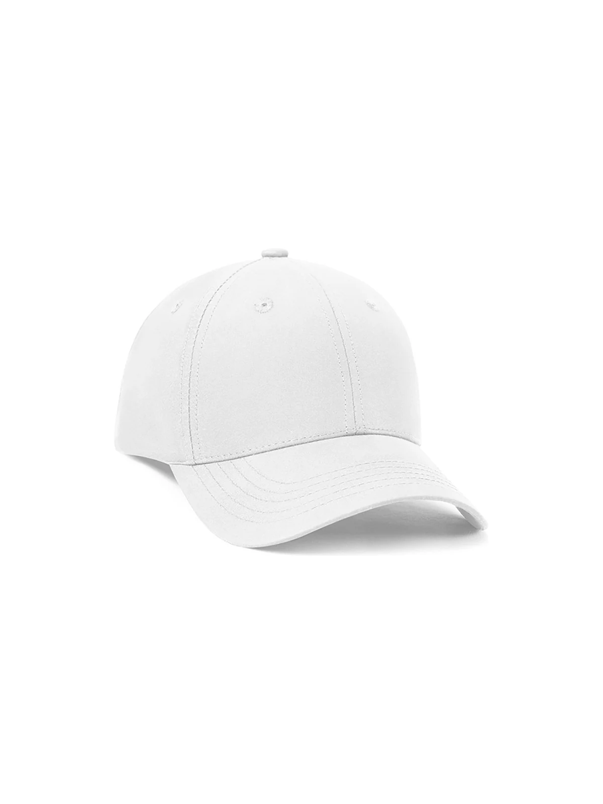 Premium Rpet Cap in White – front view