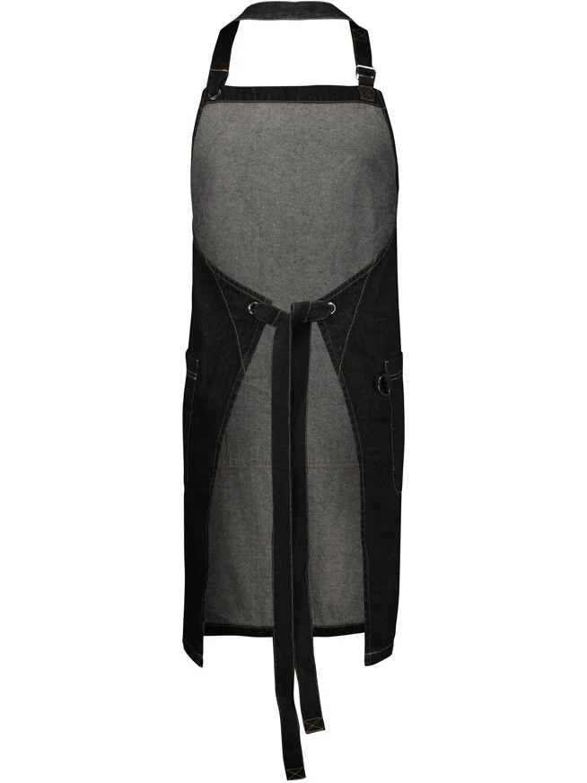 Clout Apron in Black – back view
