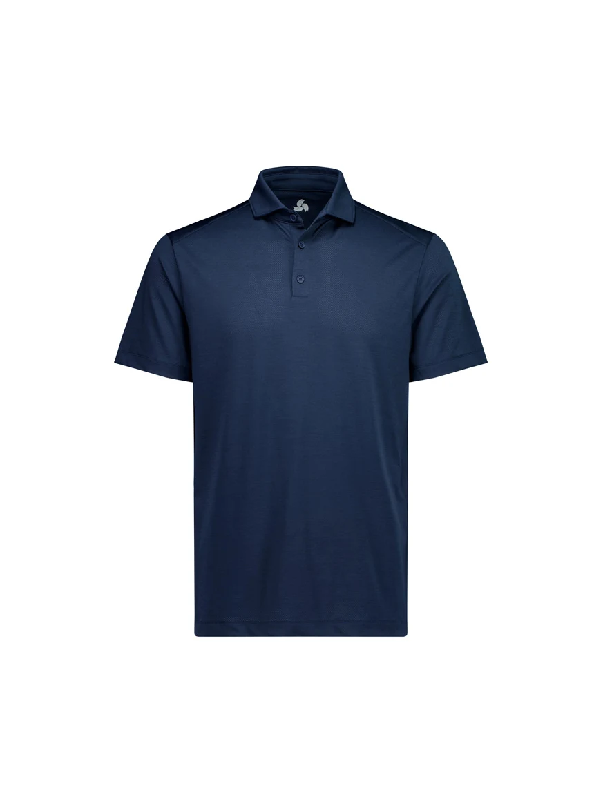 Men's Phoenix Short Sleeve Polo in Navy – front view