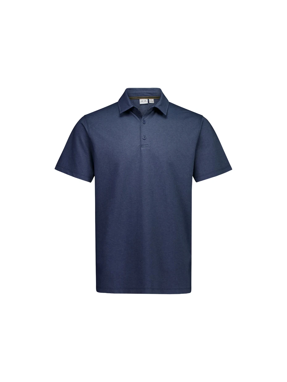 Men's Venture Short Sleeve Polo in Denim Blue – front view