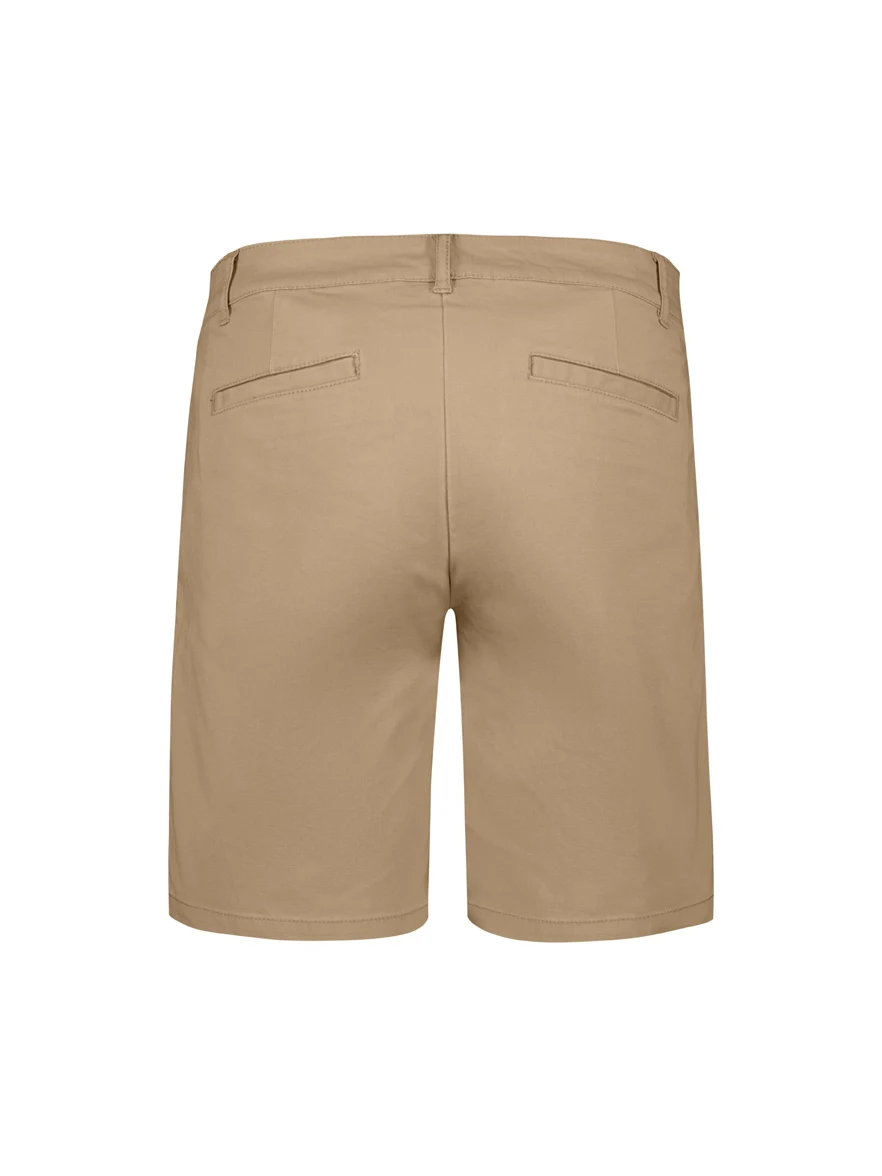 Lawson Ladies Chino Short in Dark Stone – back view
