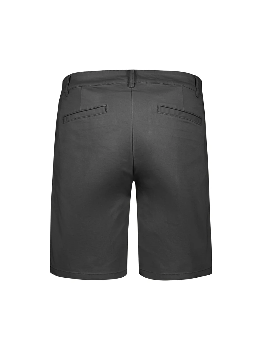 Lawson Ladies Chino Short in Grey – back view