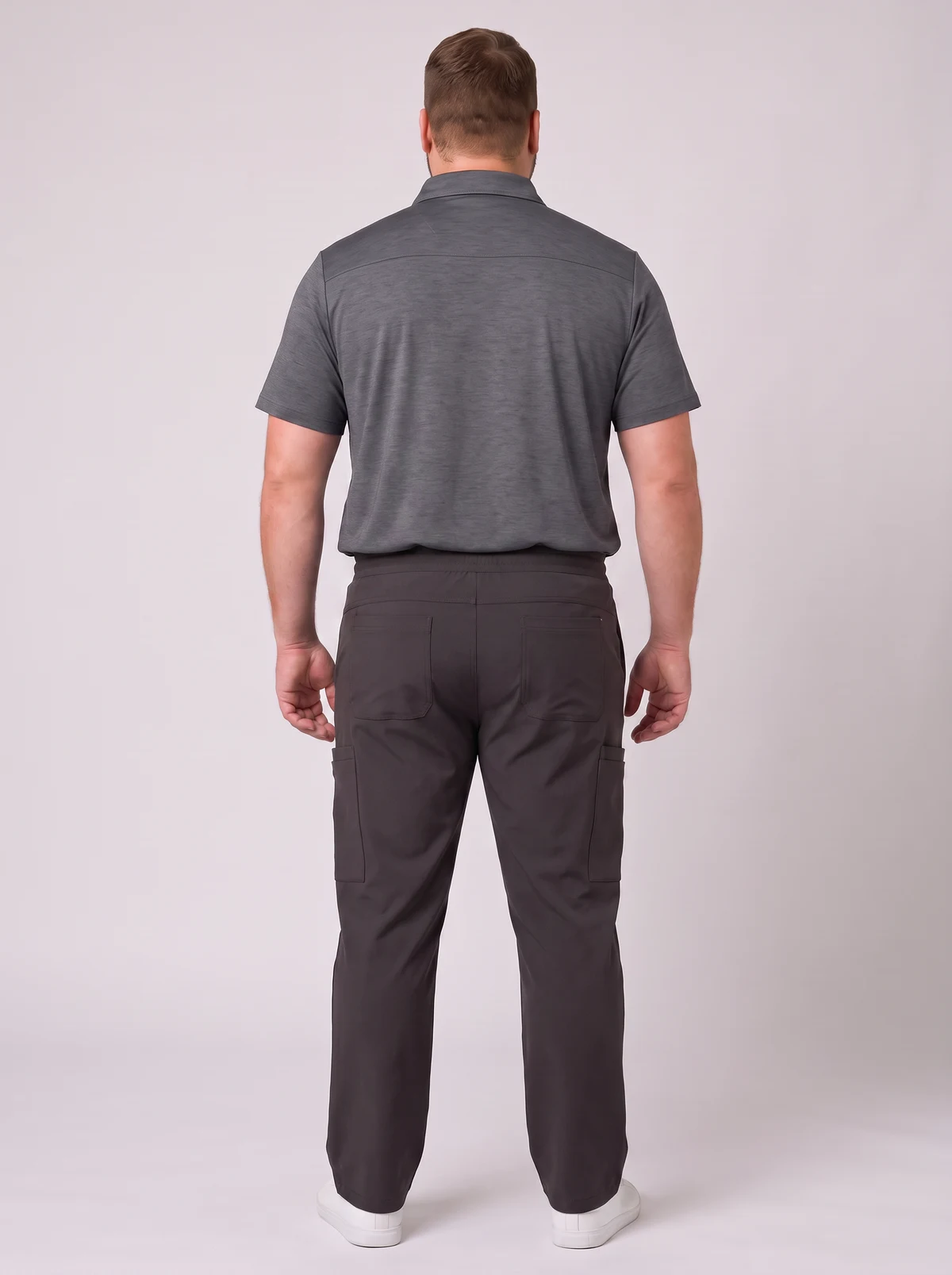City Active Pant in Charcoal – back view