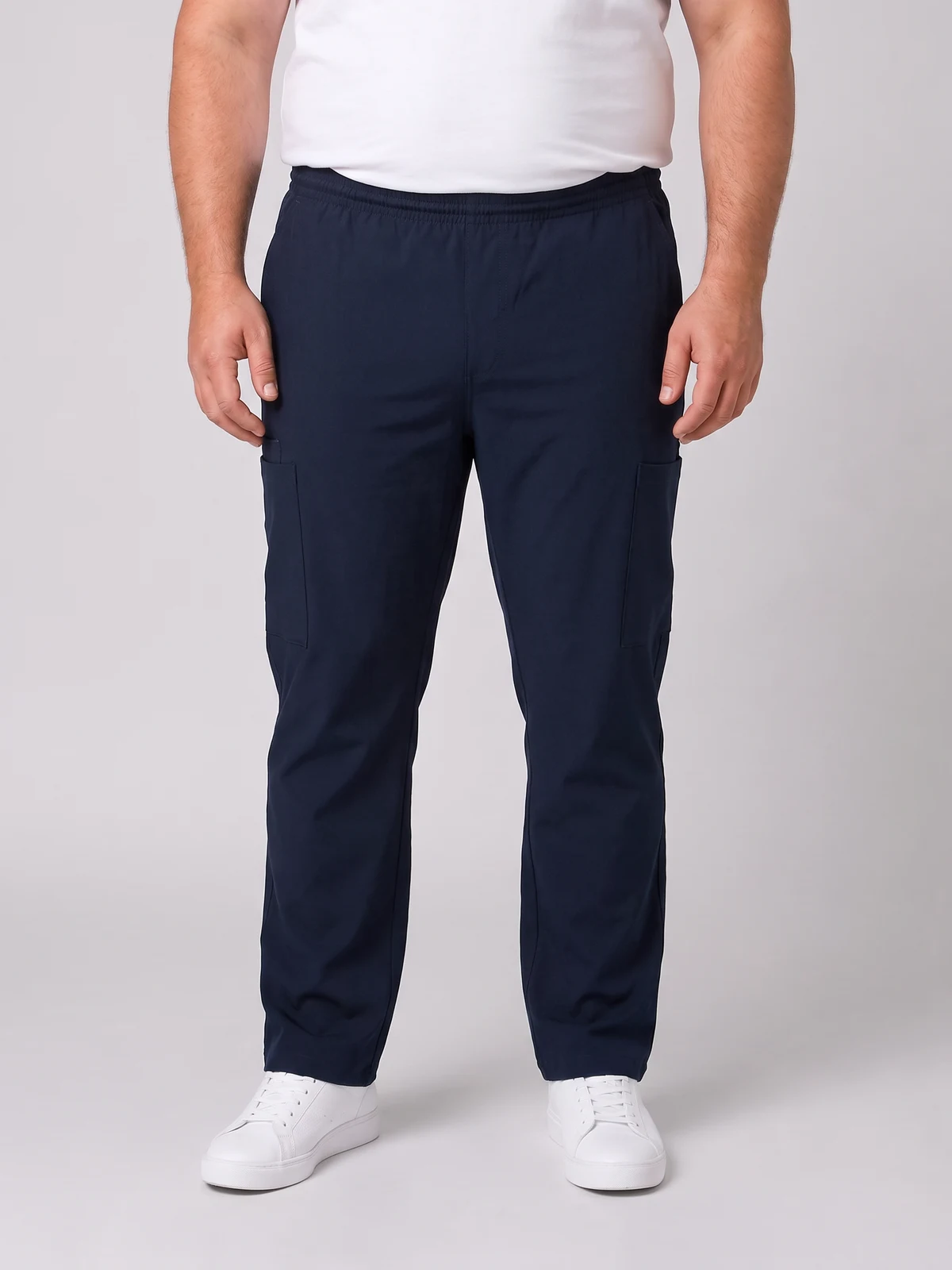 City Active Pant in Navy – close-up detail