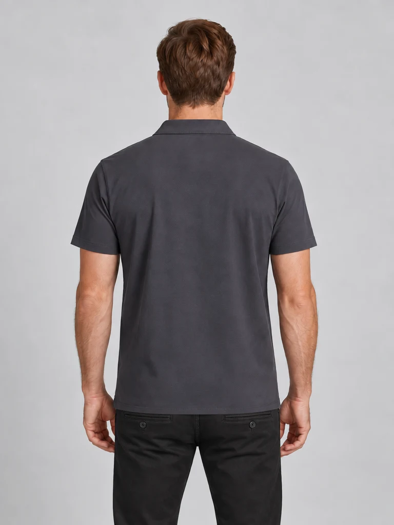 City Active Top in Charcoal – back view