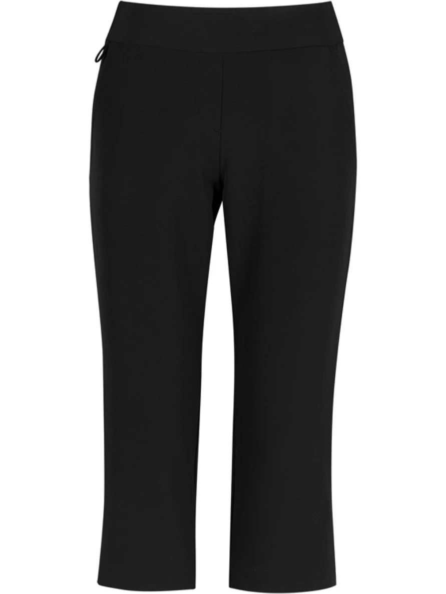 Jane 3/4 Length Stretch Pant in Black